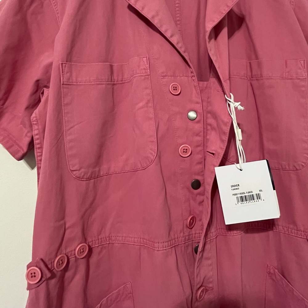 PISTOLA Grover Jumpsuit in Flamingo Pink - Picture 8 of 12